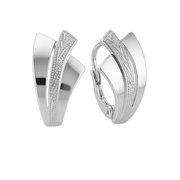 Stříbrné náušnice montáž