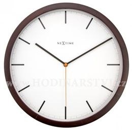 Designové nástěnné hodiny 8636wi Nextime Stazione 35cm
