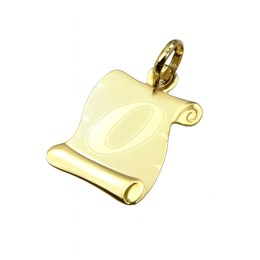 Zlatý přívěsek písmeno