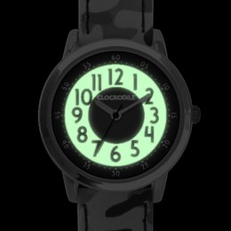 CLOCKODILE Svítící modré chlapecké hodinky FOTBAL CWB0070