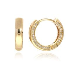 MOISS náušnice ze žlutého zlata