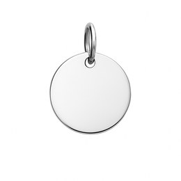 Stříbrný přívěsek kolečko - vhodné i ke gravírování