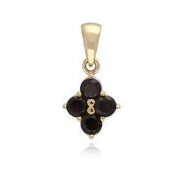 MOISS přívěsek ze žlutého zlata GRANÁT
