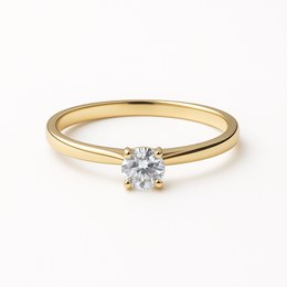 Zlatý prsten se zirkonem