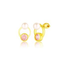 Náušnice JVD SVLE3309XF3GPSR stříbrné