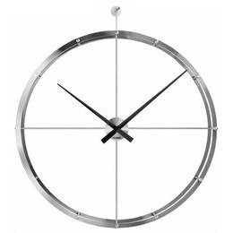 KUBRi 0700 - Industriální hodiny z nerez oceli vyrobené v Česku