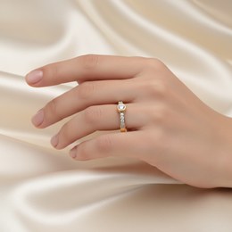 MOISS prsten ze žlutého zlata