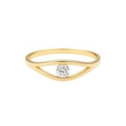 Zlatý 585/1000 prsten s kamenem