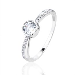 Prsten JVD SVLR1296XJ6BI stříbrný