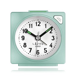 LAVVU LAS3044 - LAVVU Světle zelený budík SWEEP s plynulým chodem - 3 ROKY ZÁRUKA!