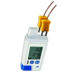 TFA 31.1060.02 LOG200 TC - USB Datalogger s displejem pro měření vnitřní teploty + externí pomocí termočlánkových sond s PDF výstupem -