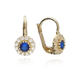 MOISS náušnice ze žlutého zlata