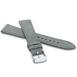 LAVVU Šedý prošitý řemínek SUEDE z luxusní kůže Top Grain - 20