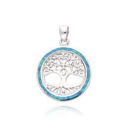 MOISS opálový stříbrný přívěsek STROM