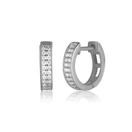 Náušnice JVD SVLE3270XF3BI00 stříbrné