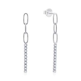 MOISS visací stříbrné náušnice