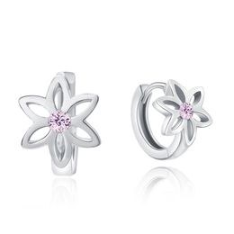 MOISS stříbrné náušnice KVĚTINA