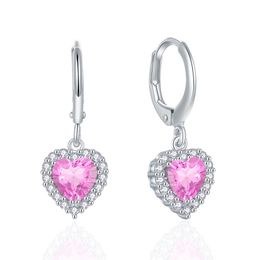 MOISS stříbrné náušnice SRDCE