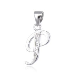 MOISS stříbrný přívěsek PÍSMENO P