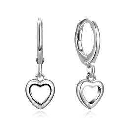 MOISS stříbrné náušnice SRDCE