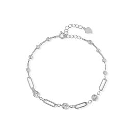 Náramek JVD SVLB0530XD5BI18 stříbrný