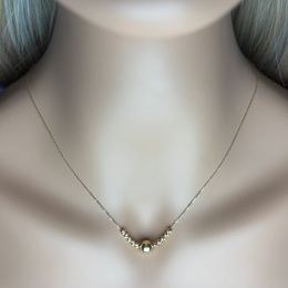 Zlatý 585/1000 řetízek vícebarevný žiletkový 1424