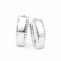 Zlaté náušnice z bílého zlata klapkové