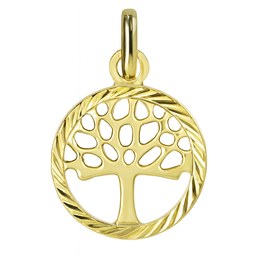 Zlatý 585/1000 přívěs Strom s gravírováním TU-4052