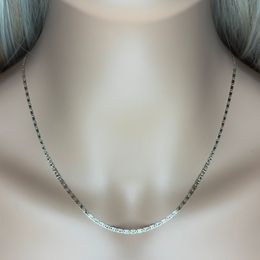 Zlatý 585/1000 řetízek z bílého zlata anker 1409