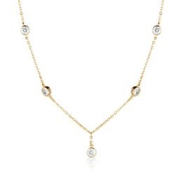 Náhrdelník JVD SVLN0551XK5GO45 stříbrný