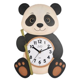 JVD HJ113 - Dětské hodiny s tichým chodem a motivem pandy