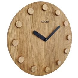 KUBRi 0100C - Strom života v přírodním dubu na hodinách vyrobených v čechách