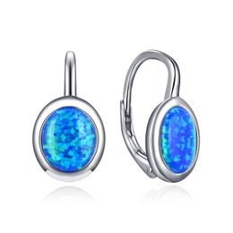 MOISS stříbrné náušnice OPÁL