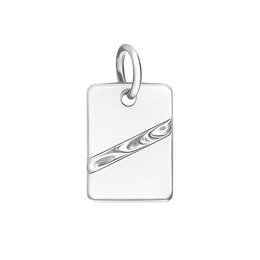 Stříbrný přívěs Destička s rytinou VA-1066