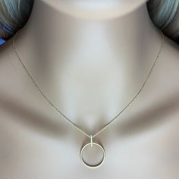 Zlatý 585/1000 řetízek vícebarevný žiletkový 1424