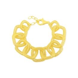 Náramek JVD SVLB0937S75GO18 stříbrný