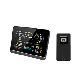 JVD RB3408 - barevná meteorologická stanice se stále osvětleným displejem