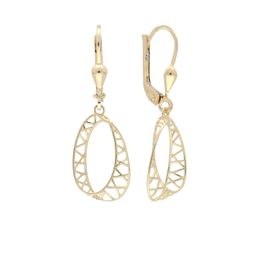 MOISS náušnice ze žlutého zlata