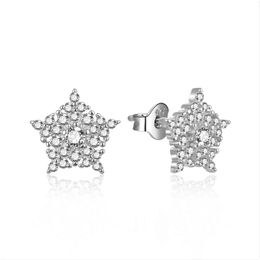 MOISS stříbrné náušnice VLOČKA