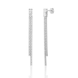 Náušnice JVD SVLE3352XJ6BI00 stříbrné