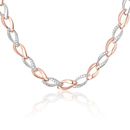 Náhrdelník JVD SVLN0205SH2BK42 stříbrný