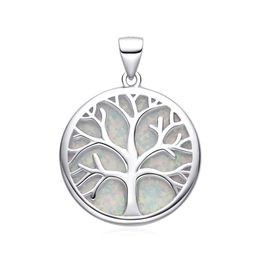 MOISS stříbrný přívěsek OPÁL STROM