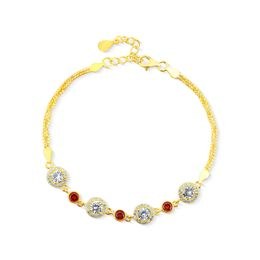 Náramek JVD SVLB0539XD5GO18 stříbrný