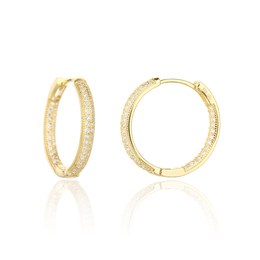 Náušnice JVD SVLE3366XJ6GO stříbrné