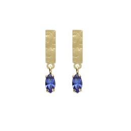 Victoria Cruz A4300-08DT - stříbrné náušnice - zlacené