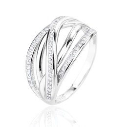 Prsten JVD SVLR1313XJ6BI stříbrný