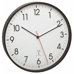 Nástěnné hodiny řízené rádiovým signálem TFA 60.3537.01 - černé