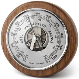 KUBRi 0204B - Špičkový barometr osazený v dubovém dřevě