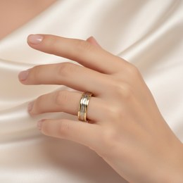 MINET+ Stříbrný snubní prsten 4 mm