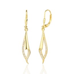 Náušnice JVD SVLE3404XJ6GO00 stříbrné